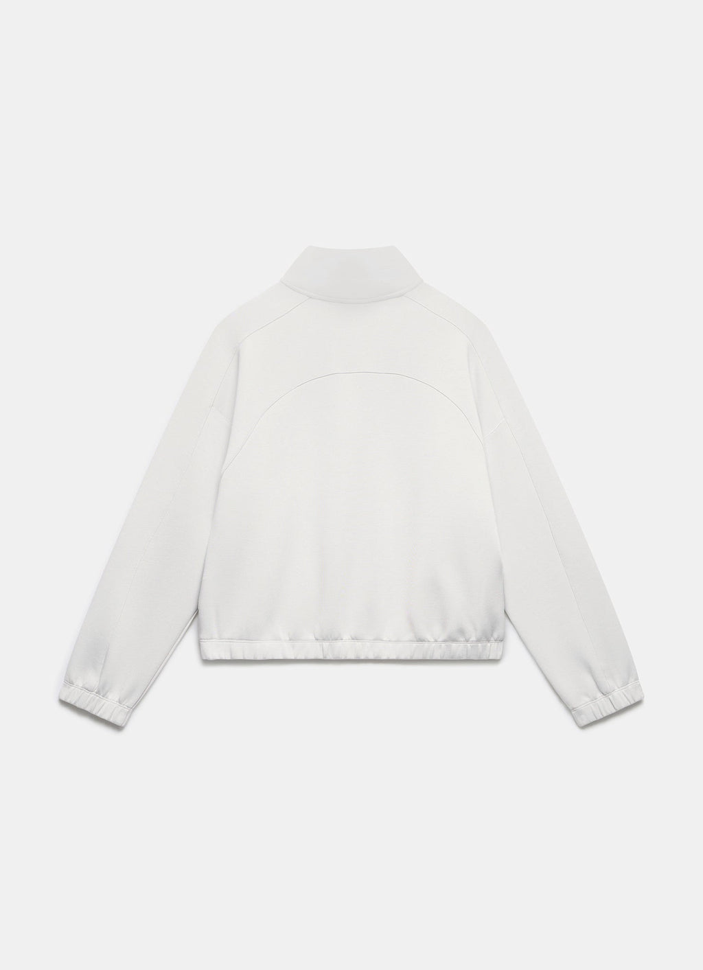 Cream Super Soft Zip Up Sweatshirt