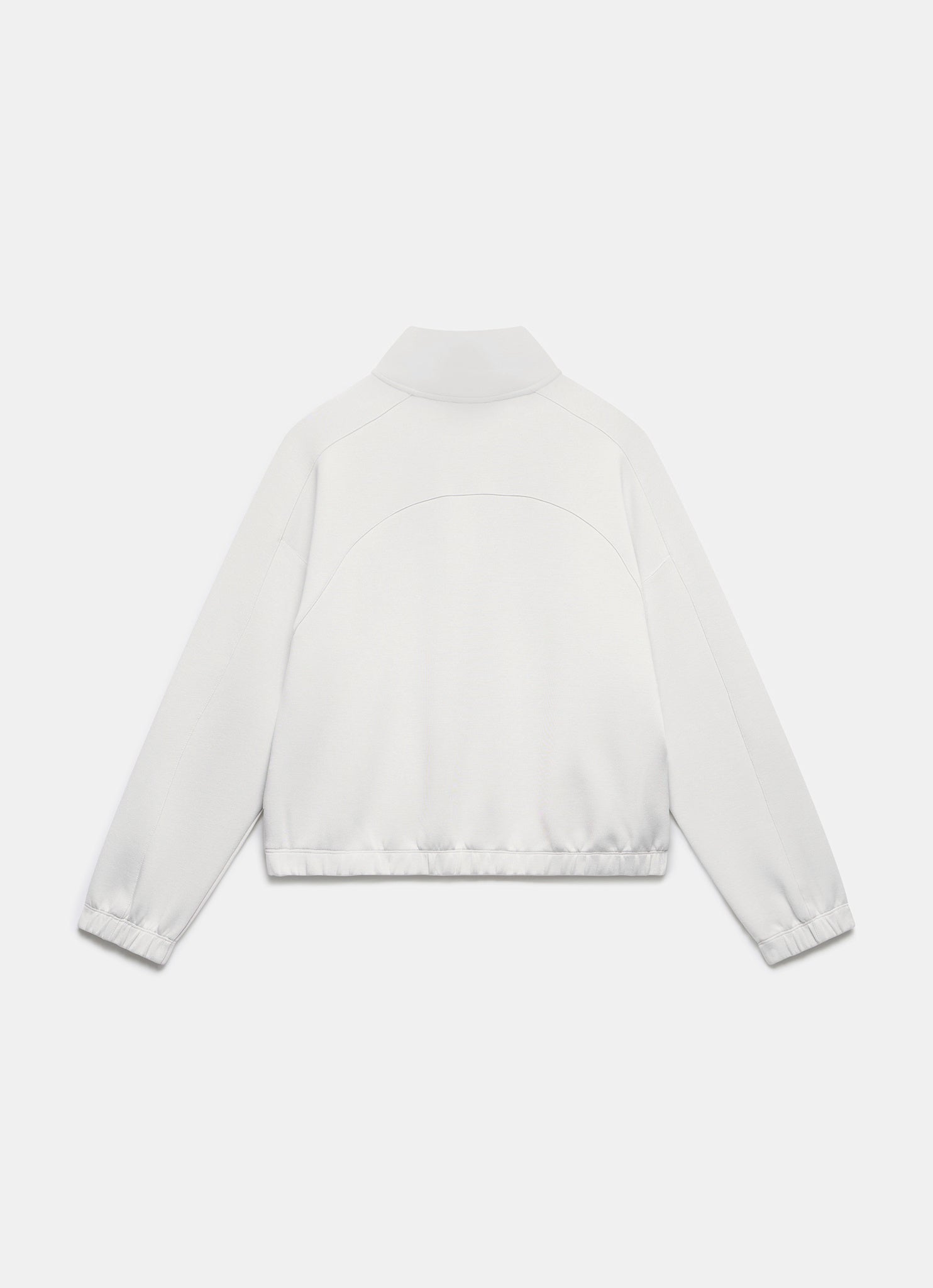 Cream Super Soft Zip Up Sweatshirt
