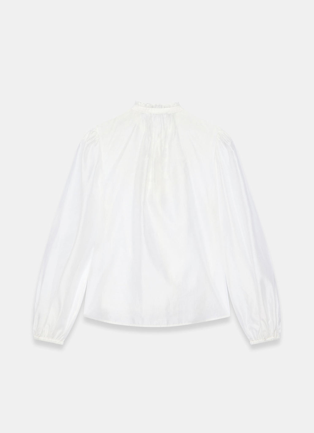 White Floral Cutwork Detail Blouse