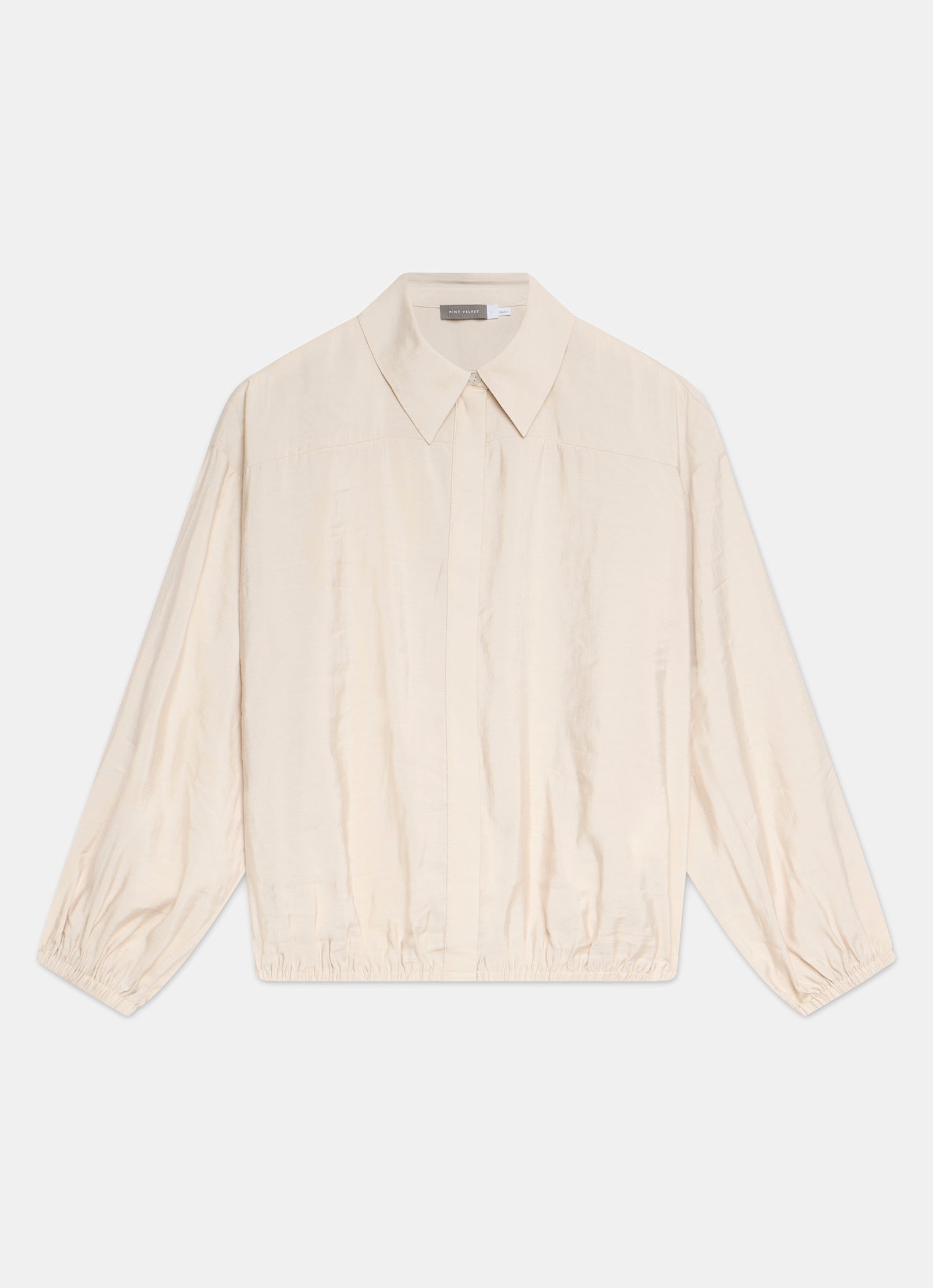 Neutral Long Sleeve Minimalist Shirt